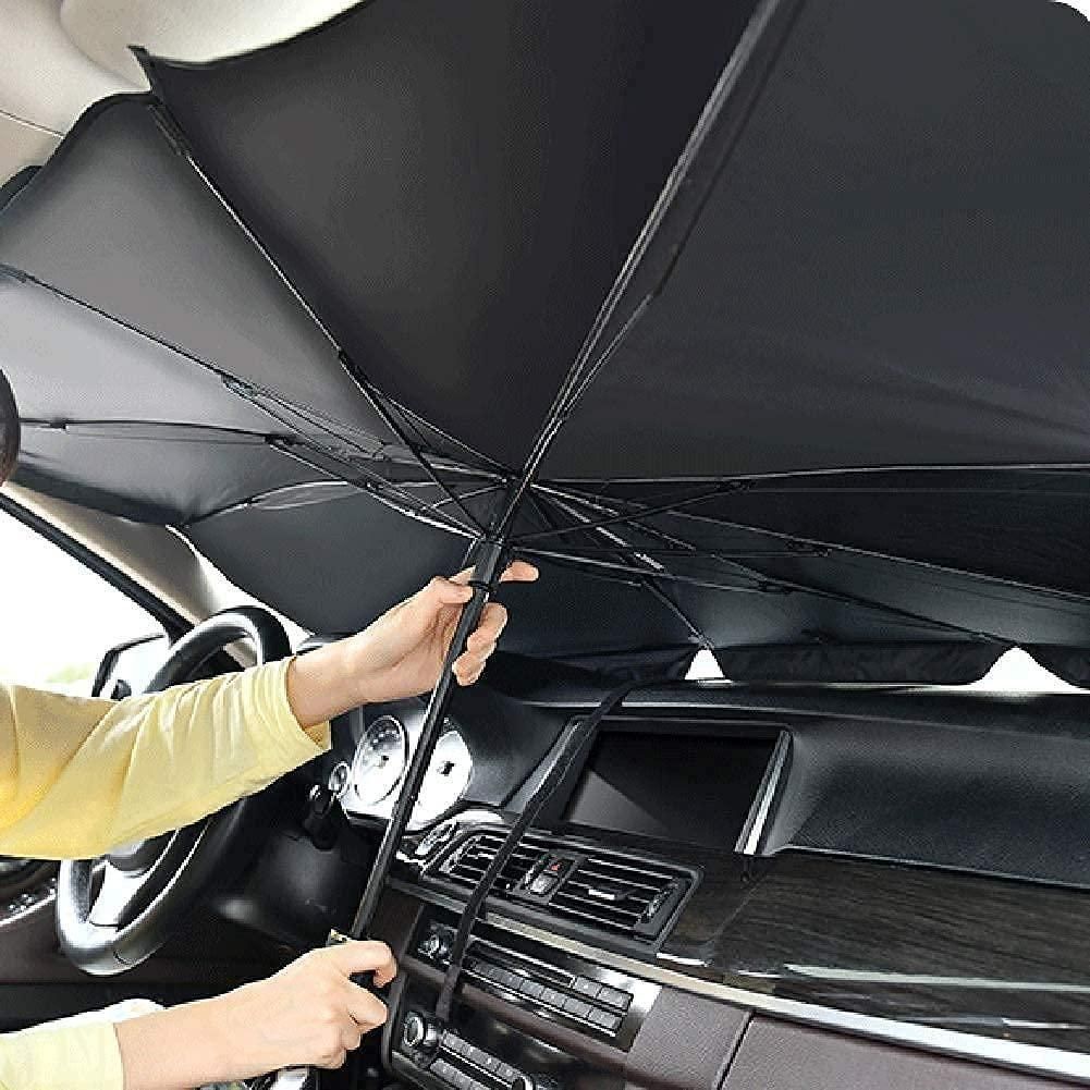 Premium Car Windshield Sun Shade Umbrella – Heat Protection Shield (All Cars Compatible)
